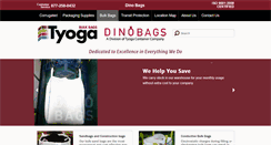 Desktop Screenshot of dinobags.com